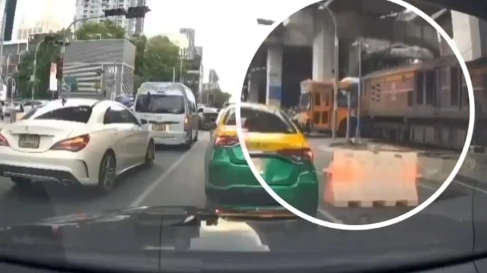 Brak Duar! Saksi Mata Ungkap Detik Horor Kecelakaan Maut Kereta vs Bus di Bangkok