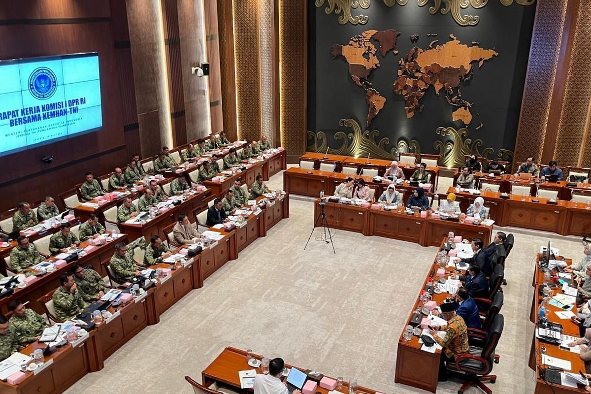 Menhan hingga Panglima TNI Rapat di DPR, Bahas Pasukan Perdamaian