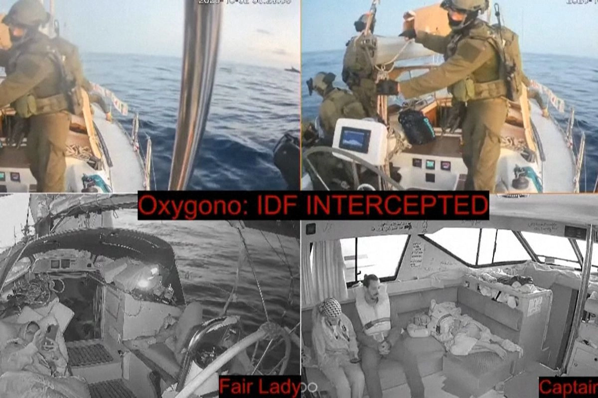 Menteri Israel Unggah Video Aktivis Global Sumud Ditahan dengan Tangan Terikat