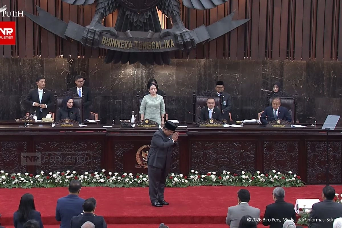 Momen Prabowo Beri Hormat ke DPR Sebelum-Sesudah Pidato di Rapat Paripurna