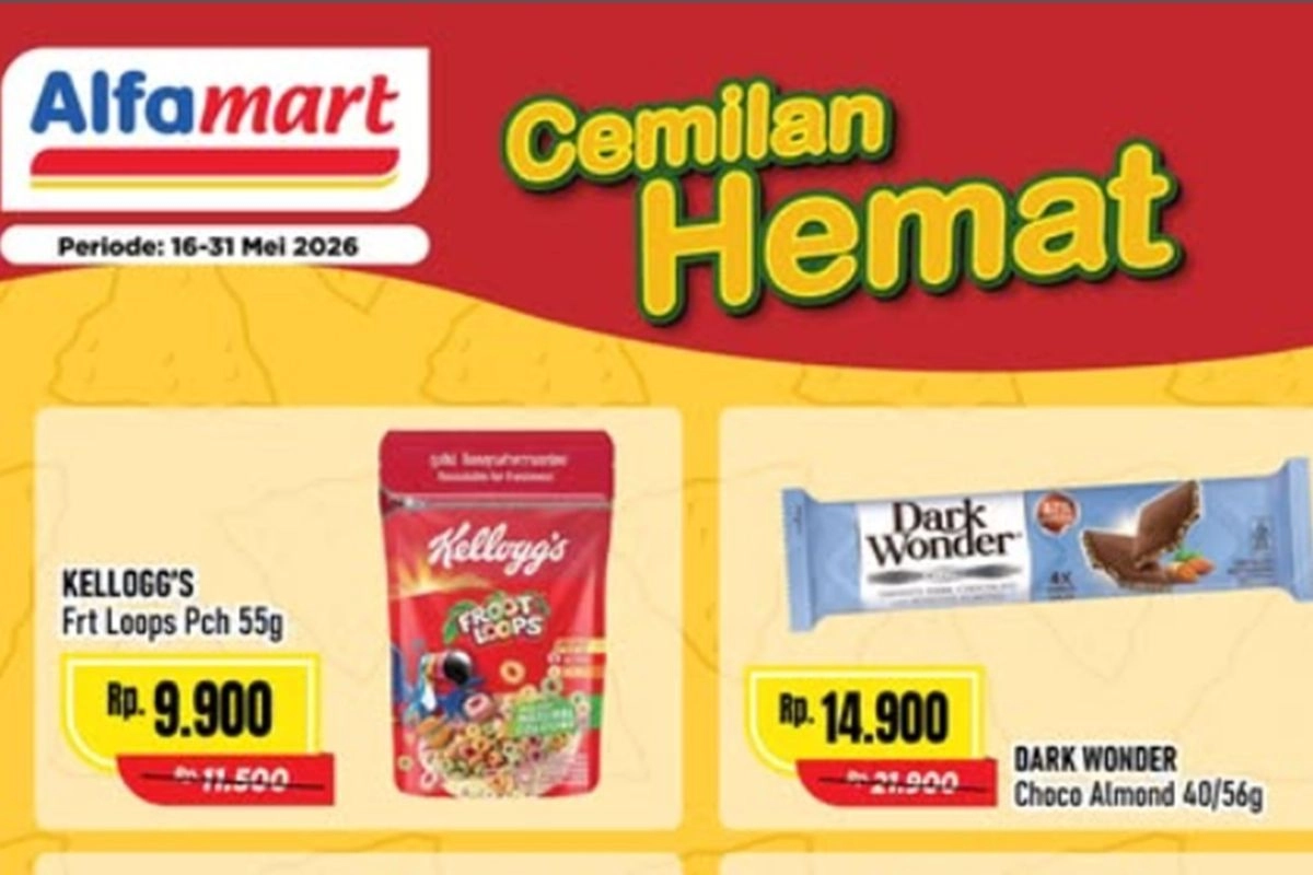 Promo Alfamart Cemilan Hemat, Wafer Tango Diskon Jadi Rp 12.900 