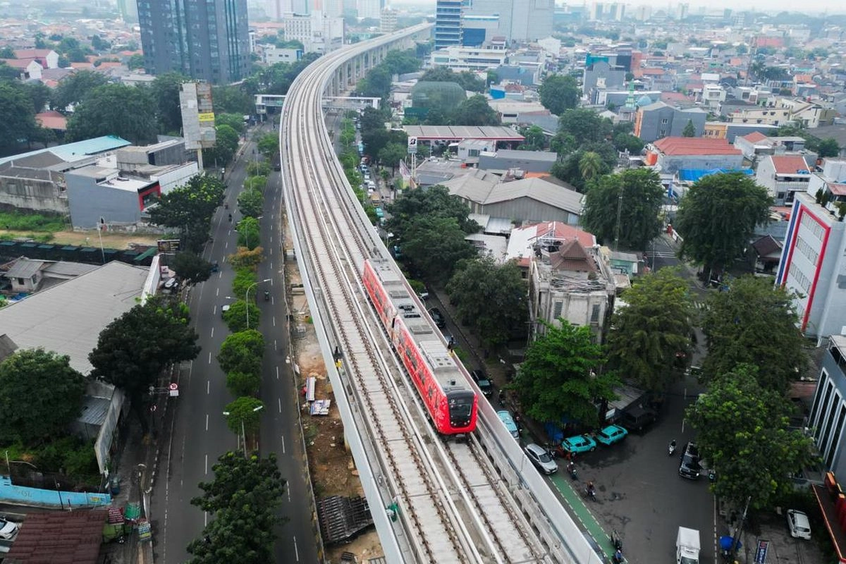 5 Stasiun Baru LRT Velodrome-Manggarai yang Beroperasi Agustus 2026