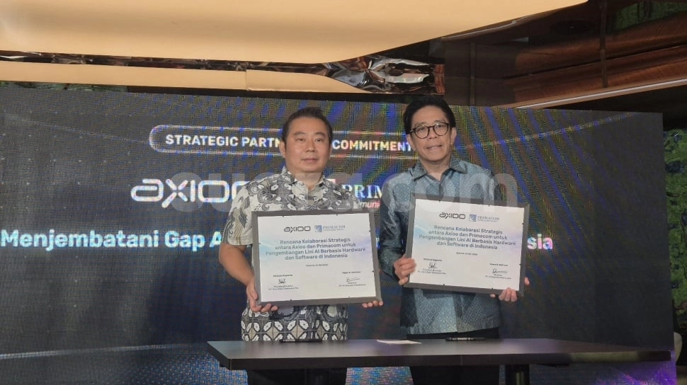 Axioo Gandeng Primacom Bangun Infrastruktur AI Lokal, Dorong Kedaulatan Data Indonesia