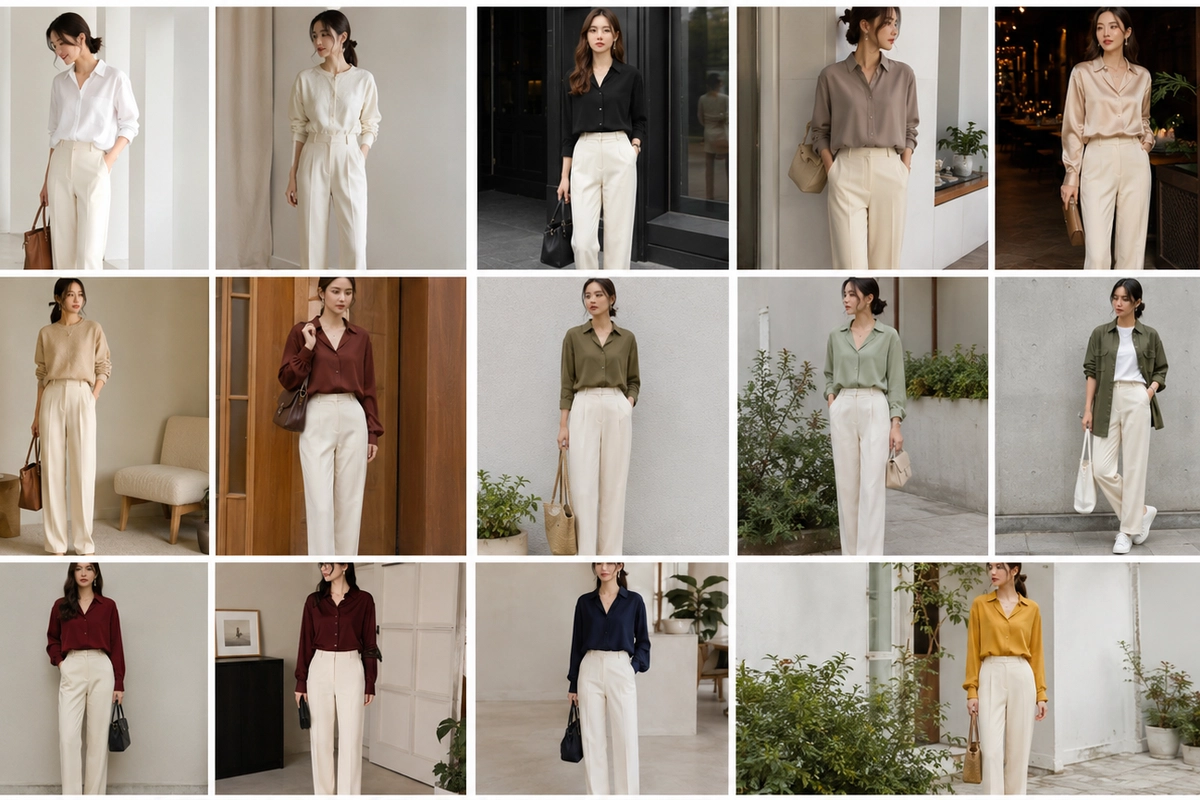 Celana Ivory Cocok dengan Baju Warna Apa? Ini 10 Kombinasinya