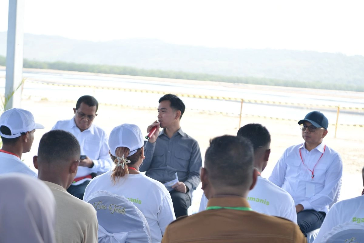 Gibran Ingin Industri Garam Rote Ndao Buka Lapangan Kerja dan Tingkatkan Kesejahteraan