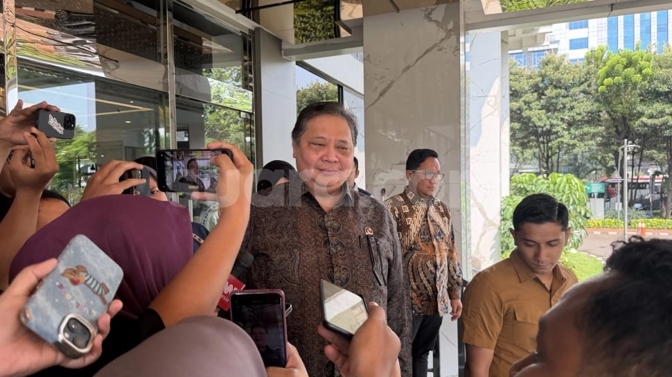 Airlangga Bantah IHSG Jeblok Gegara Pemerintah Bentuk BUMN Ekspor PT DSI
