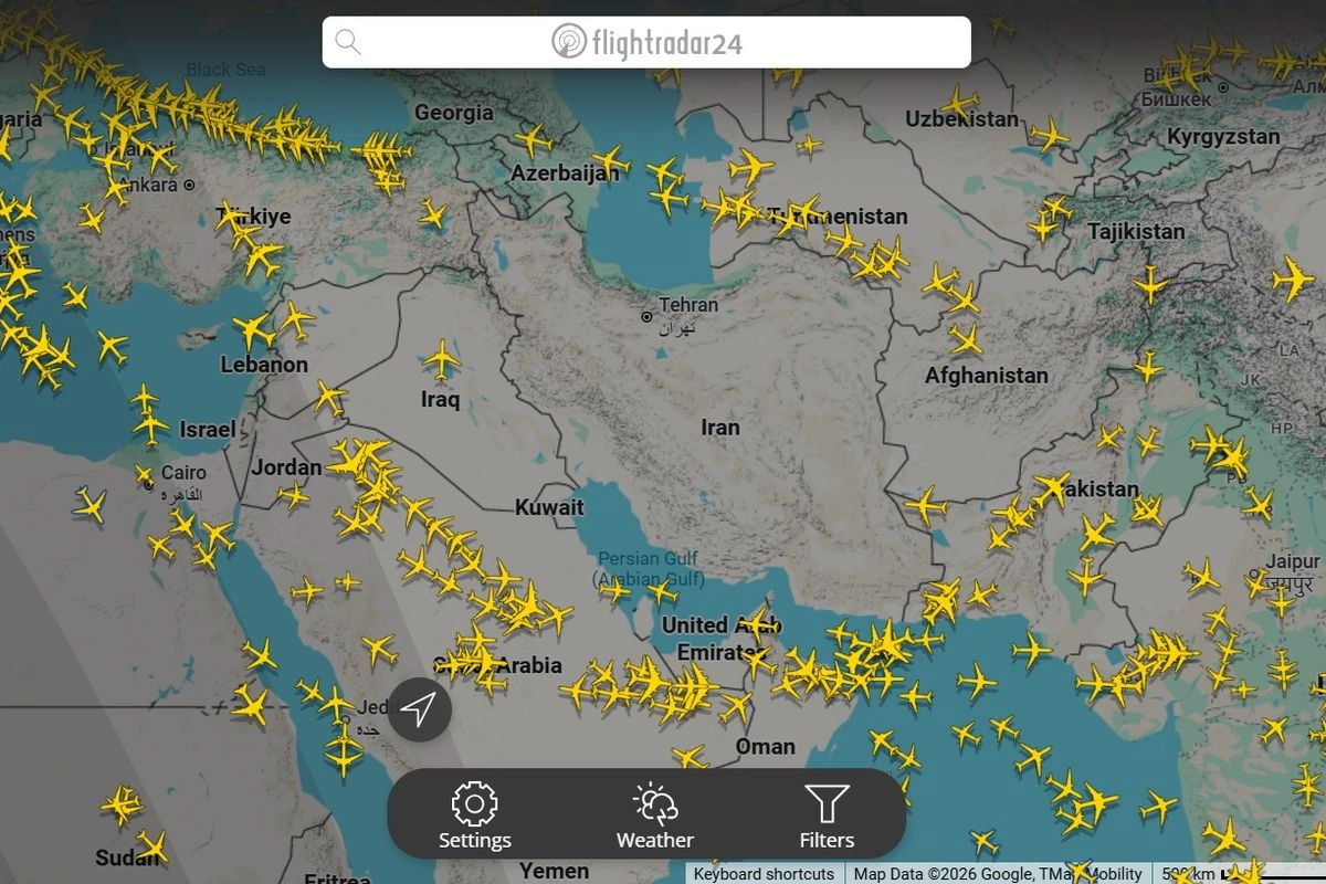 AS Pertimbangkan Perang Lagi, Wilayah Udara Iran Tiba-tiba Kosong