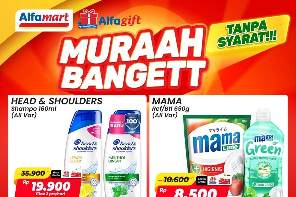Promo Alfamart 'Murah Banget' 22-28 Mei 2026, Rinso 1,4 Kg Turun Harga