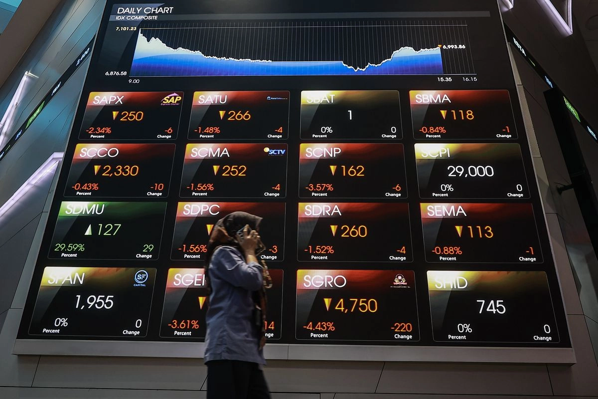 IHSG Ditutup Turun 76,15 Poin ke Level 6.130, Ini Penyebabnya