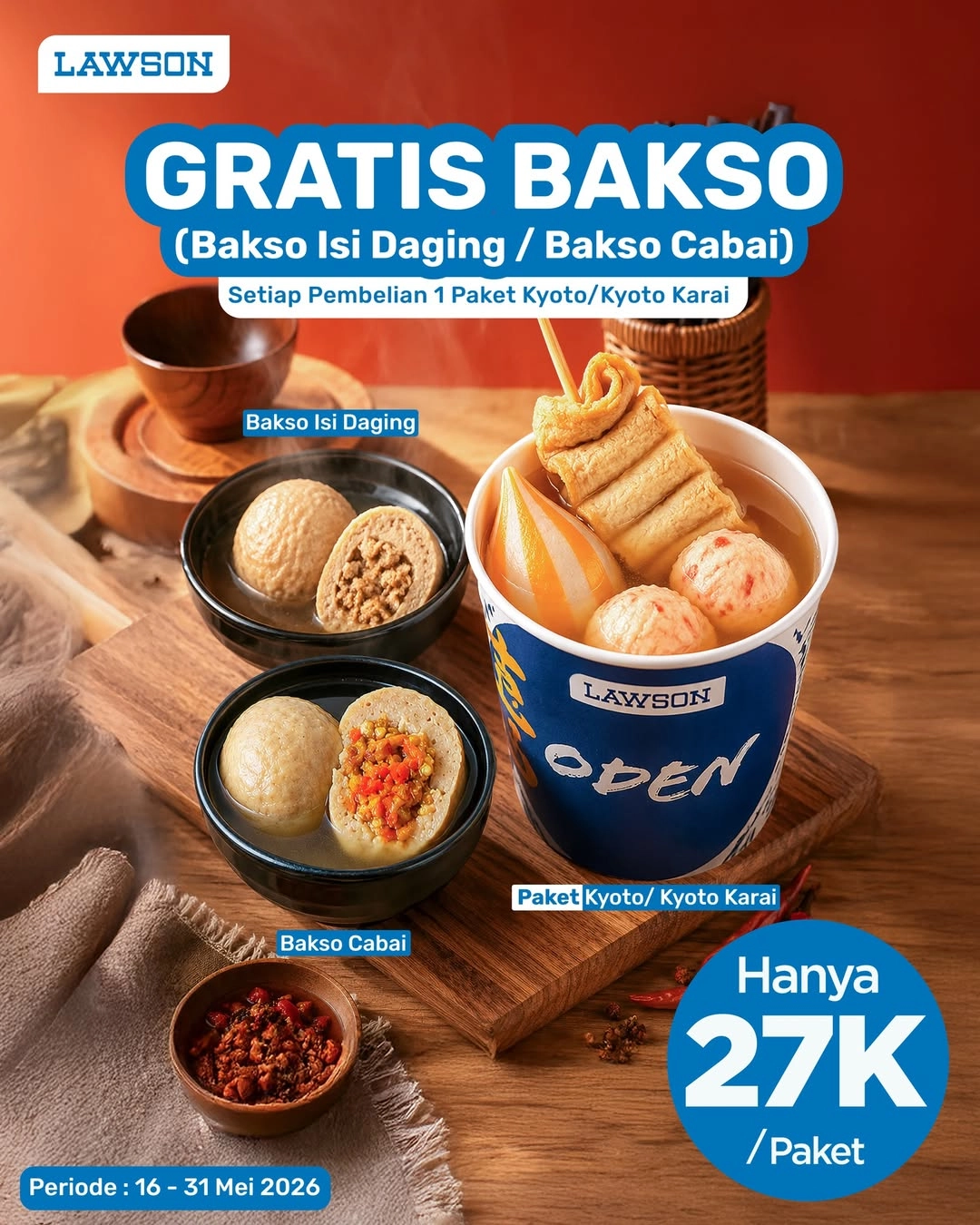 Promo Lawson Station Indonesia Hingga 31 Mei 2026, Beli 1 Gratis 1