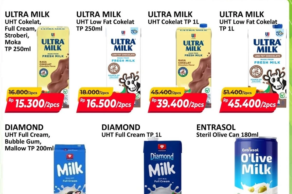 Promo Alfamart Idul Adha 26 Mei-1 Juni 2026, Susu Diamond 1 Liter Turun Harga