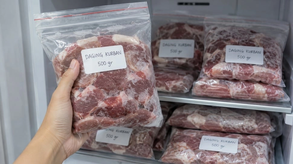 Daging Kurban Jangan Langsung Masuk Kulkas, Ini Cara Simpan yang Benar Agar Tak Alot