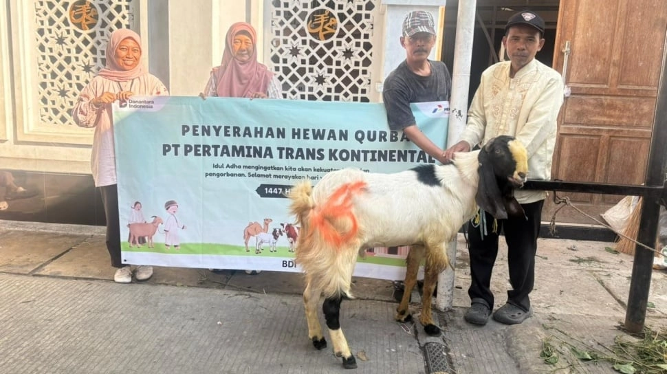 Iduladha 2026, Pertamina Trans Kontinental Jaga Operasional & Berbagi Berkah Kurban pada Masyarakat