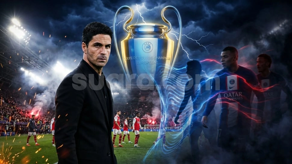 Head to Head Mikel Arteta vs Klub Prancis: Misi Hapus Kutukan Les Parisiens