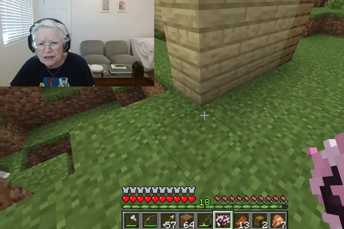 Nenek Streamer ''Minecraft'' Jadi Korban Prank Saat Sedang Live