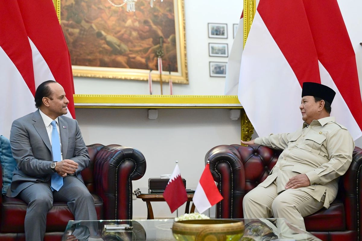 Wakil PM Sekaligus Menteri Pertahanan Qatar Temui Prabowo di Istana, Ada Apa?