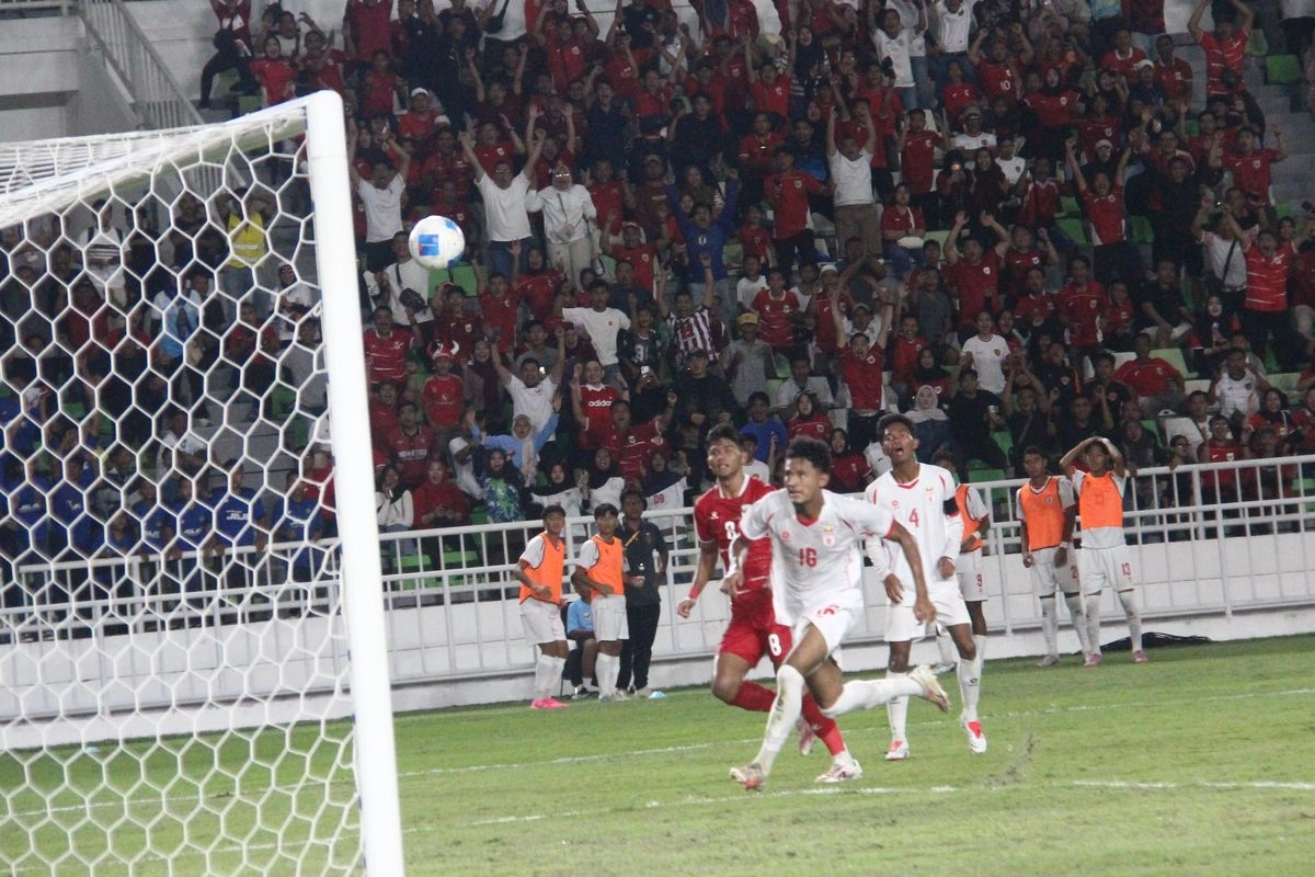 BERITA FOTO Timnas U19 Indonesia Gilas Myanmar 3-0 di Piala AFF