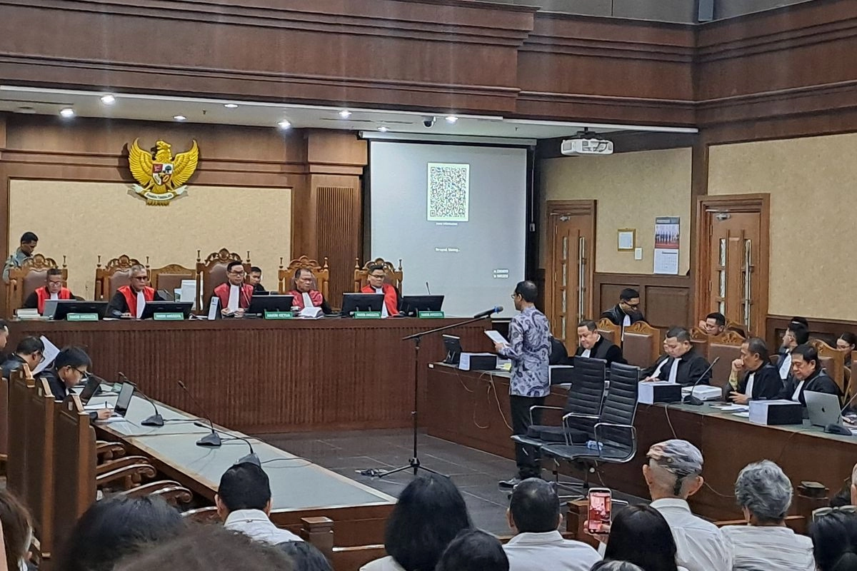 Nadiem Terima Kasih ke Prabowo hingga Megawati di Pleidoi Kasus Chromebook