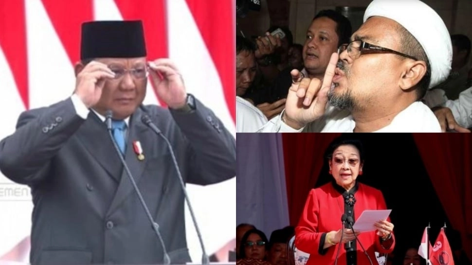 Sinyal Penggulingan '98 Jilid 2' Menguat, Cuma PDIP dan Habib Rizieq yang Bisa Selamatkan Prabowo?
