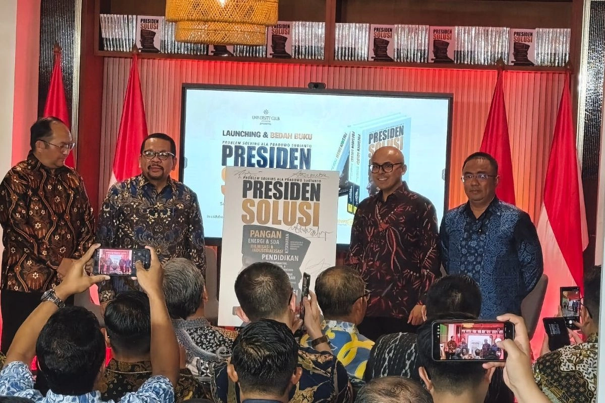 Qodari dkk Luncurkan Buku ''Presiden Solusi'', Ulas Kepemimpinan Prabowo