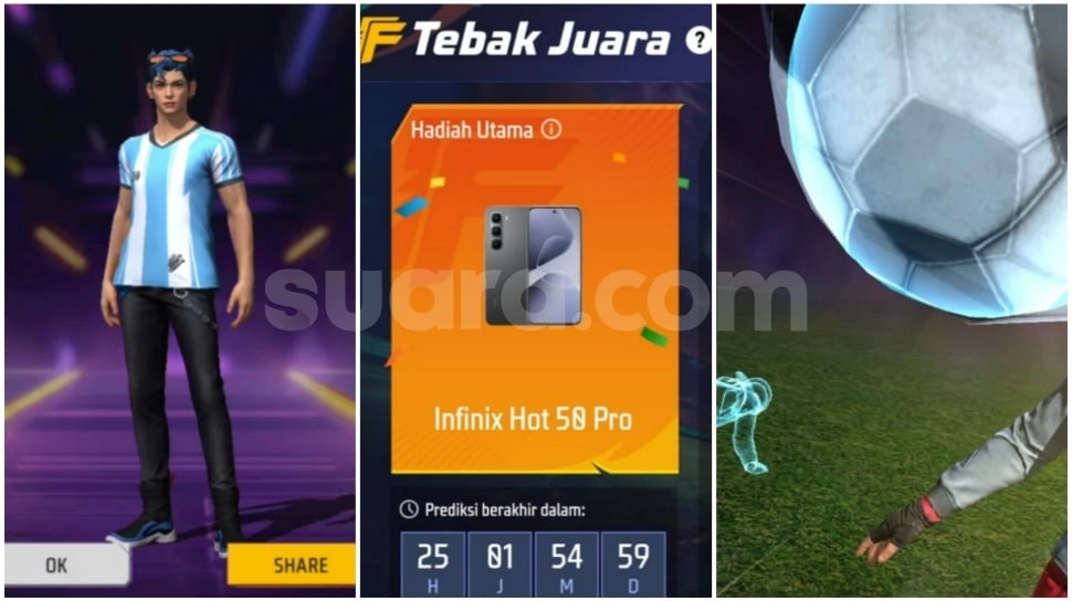62 Kode Redeem FF Max Terbaru 9 Juni 2026: Peluang Dapat HP Gratis dan Jersey Pildun