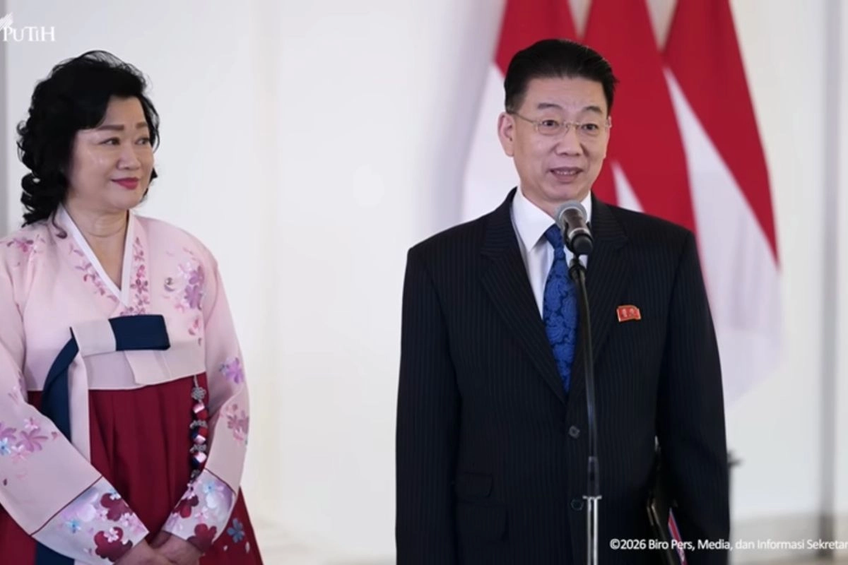 Dubes Korut Beri Keterangan dalam Bahasa Indonesia Usai Serahkan Surat Kepercayaan ke Prabowo