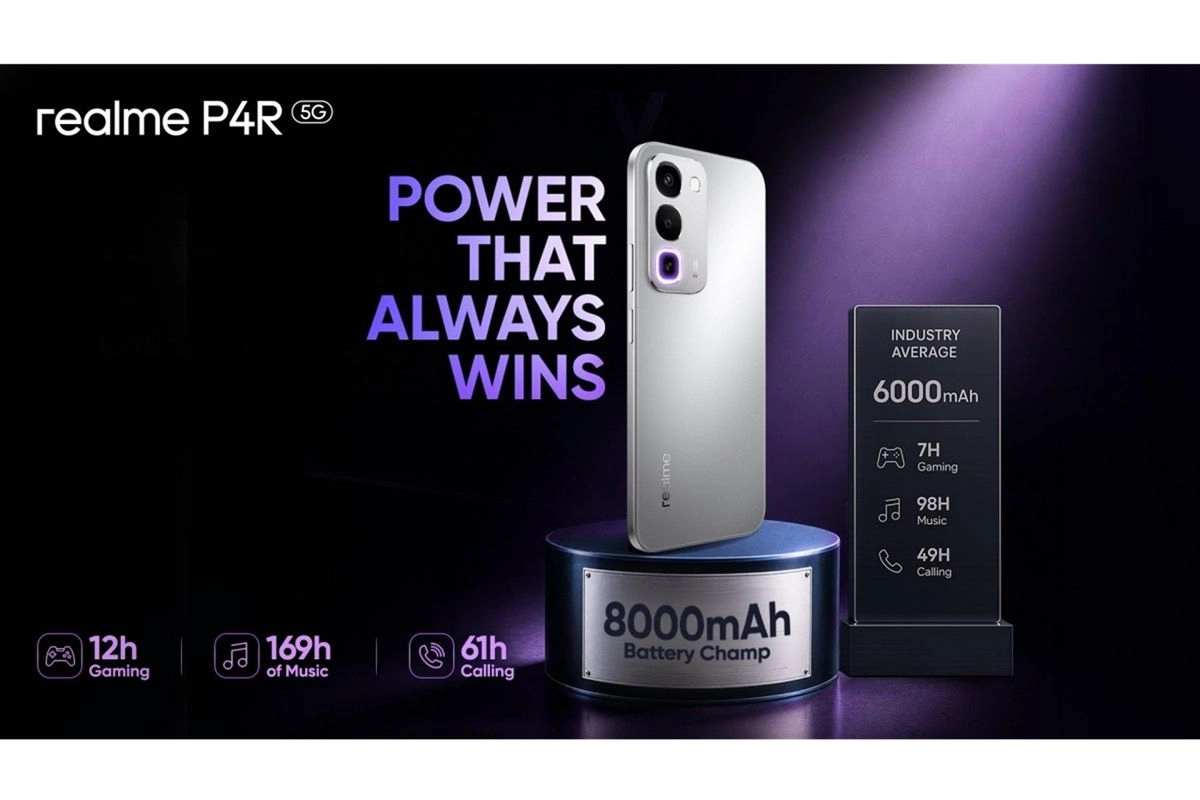Realme P4R Meluncur, HP Gaming Murah dengan Baterai Jumbo 8.000 MAh
