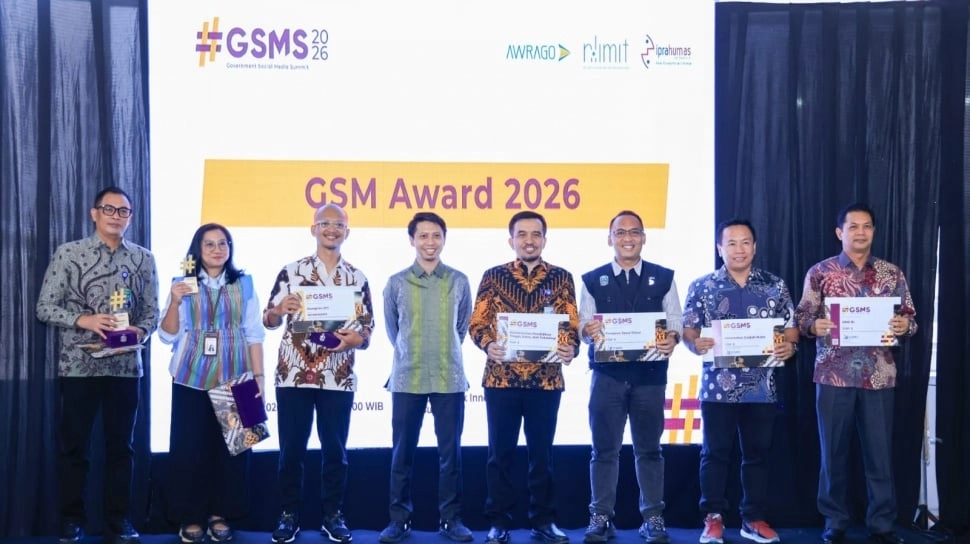 Kemnaker Raih 2 Penghargaan Government Social Media Summit 2026